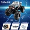 Remote Control Monster Truck for 3-8 Boys, Amphibious Dinosaur Waterproof 4x4 Rc Car for Kids