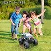 Remote Control Monster Truck for 3-8 Boys, Amphibious Dinosaur Waterproof 4x4 Rc Car for Kids