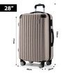 Carry On Suitcase Hard Shell Luggage Travel Baggage Cabin Case Lightweight Travelling Bag 4 Wheel Rolling Trolley TSA Lock 28 Inch