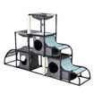 Cat Tree Scratching Post Scratcher Tower Condo Nest Hammock Climbing Play House Bed Gym DIY Pet Toys Furniture Multi-Level