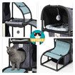 Cat Tree Tower Scratching Post Scratcher Condo Play House Gym Pet Toys Climbing Nest Hammock Kitten Bed Furniture DIY 4 Levels