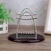 Newtons Cradle Classic Pendulum Balance Balls Motion Desk Toys Swinging Decoration Stress Relief Display Physics Steel Ball Desktop(Large)