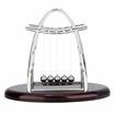 Newtons Cradle Classic Pendulum Balance Balls Motion Desk Toys Swinging Decoration Stress Relief Display Physics Steel Ball Desktop(Medium)