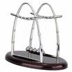 Newtons Cradle Classic Pendulum Balance Balls Motion Desk Toys Swinging Decoration Stress Relief Display Physics Steel Ball Desktop(Medium)