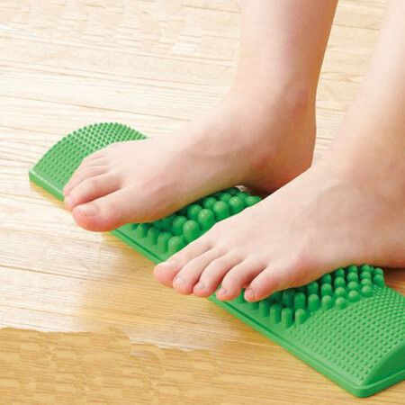 Foot Massage Mat Board Acupressure Shiatsu Circulation Reflexology with Nubs Light Green
