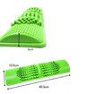 Foot Massage Mat Board Acupressure Shiatsu Circulation Reflexology with Nubs Light Green