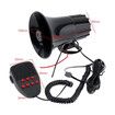 12V 50W 120dB Air Siren Horn Warning Alarm Megaphone for Car Truck MIC Speaker