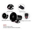 12V 50W 120dB Air Siren Horn Warning Alarm Megaphone for Car Truck MIC Speaker