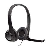 Wired Headset for PC Laptop, Stereo Headphones with Noise Cancelling Microphone