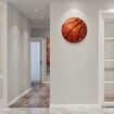 Basketball Wall Clock Bedroom Livingroom Birthday Chritmas Gifts Present for Kids Son Boys Baby Child NBA Basketball MLB Fans