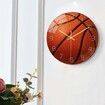 Basketball Wall Clock Bedroom Livingroom Birthday Chritmas Gifts Present for Kids Son Boys Baby Child NBA Basketball MLB Fans