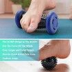 Foot Roller Massage Ball for Plantar Fasciitis Relief Myofascial Body Muscle Pain-1 Foot Massage Roller & 2 Spiky Balls-Pink