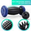 Foot Roller Massage Ball for Plantar Fasciitis Relief Myofascial Body Muscle Pain-1 Foot Massage Roller & 2 Spiky Balls-Pink