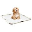 Dog Toilet Puppy Pad Trainer Pet Bathroom House Potty Training Pee Holder Tray Portable Foldable 52.5x52.5cm