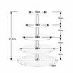 Acrylic Cupcake Stand 5 Tier Display Shelf Unit Cup Cake Holder Bakery Donut Model Pastry Serving Round Clear Wedding Party Decor