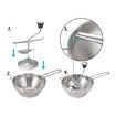 Rotary Food Mill Potato Ricer with 3 Interchangeable Disks for Making Puree or Soups of Vegetables