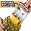 Pineapple Corer Large Stainless Steel Pineapple Corer Peeler, Diameter 10 CM