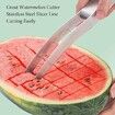 Watermelon Slicer Choxila,Stainless Steel Watermelon Cutter Cool