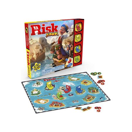 Risk Junior: Strategy Board Game,for Ages 5 and Up; Pirate Themed