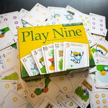 PLAY NINE, The Card Game of Golf, Best Card Games for Families, Strategy Game