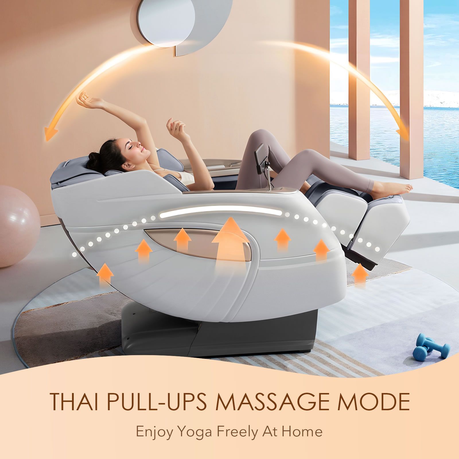 Homasa 4D Massage Chair Electric Recliner Zero Gravity Full Body