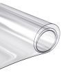 PVC Tablecloth Clear Plastic Dining Desk Table Cloth Cover Protector Mat 2MM 
