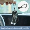 2 Pack Car Window Breaker Seatbelt Cutter 2-in-1 Emergency Keychain Car Escape Tool with Glass Breaker Seat Belt Cutter(Black)