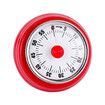 No Battery Mechanical Timer, Kitchen Timer with Magnet for Cooking, Learning (red)