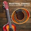 Melodic 34'' Kids Acoustic Guitar 6 Strings Tuner Cutaway Wooden Kids Gift Sunburst