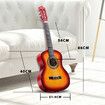 Melodic 34'' Kids Acoustic Guitar 6 Strings Tuner Cutaway Wooden Kids Gift Sunburst