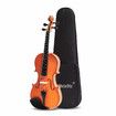 Melodic 4/4 Full Size Acoustic Violin Wooden Natural w/ Bow Rosin Strings Beginner