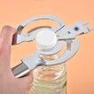 Bottle Opener, Multi Functional Innovative Small Tool Food Can Lid Bottle Opener Silver