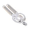 Bottle Opener, Multi Functional Innovative Small Tool Food Can Lid Bottle Opener Silver