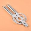 Bottle Opener, Multi Functional Innovative Small Tool Food Can Lid Bottle Opener Silver