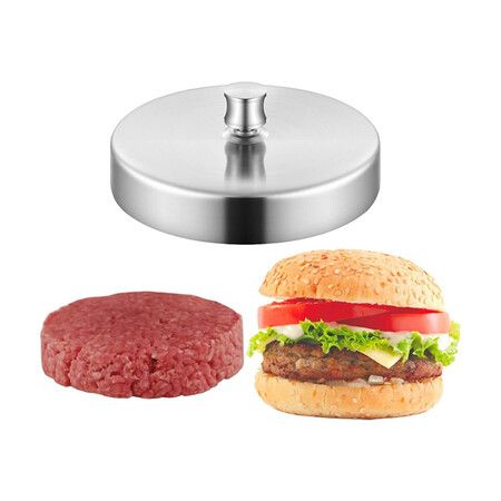 Adjustable Burger Press, Grill Burger Smasher Hamburger Patty Maker,  Non-Stick