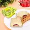 Sandwich Cutter and Sealer, Decruster Sandwich Maker,Childrens molding machine  (Multi)