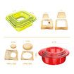 Sandwich Cutter and Sealer, Decruster Sandwich Maker,Childrens molding machine  (Multi)