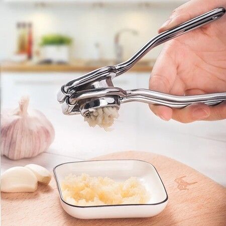 Stainless Steel Garlic Press For Kitchen Garlic Crusher For Kitchen Convenience Garlic Shredder Things For The Home Knoflookpers