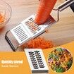 Multipurpose Vegetable Slicer, Handheld Vegetable Slicer, 3 in 1 Multifunctional Grater