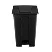 68L Rubbish Bin Kitchen Compost Dustbin Garbage Trash Waste Recycling Can Pedal Garden Home Office Large Plastic Black