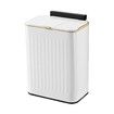 8L Rubbish Trash Bin Kitchen Garbage Waste Dustbin Recycling Compost Can Under Sink Countertop Hanging White Plastic