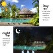 Solar Deck Lights LED Driveway Lights Solar Powered Dock Light Outdoor IP68 Waterproof Road Markers for Step Sidewalk Stair Boat Garden Ground Pathway Yard