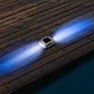 Solar Deck Lights LED Driveway Lights Solar Powered Dock Light Outdoor IP68 Waterproof Road Markers for Step Sidewalk Stair Boat Garden Ground Pathway Yard