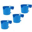 4 Pack Poolside Cup Holder for Above Ground Swimming for Pool Fits 2 Inch or Less Poolside Top Bar