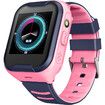 Kids GPS Smart Watch 4G, Waterproof Smartwatch for Phone with GPS Tracker, Touch Screen Video Call Real-time Tracking Camera, SOS Alarm Pedometer Color Pink