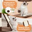 189cm Cat Tree Tower Stand House Scratching Post Scratcher Furniture Pole Cave Condo Climbing Play Gym Frame Castle Hammock