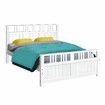 Bed Frame Wooden Mattress Base Double Size Solid Timber Pine Wood White Bedroom Furniture