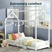 Bed Frame Wooden Single Size Timber House Wood Mattress Base Platform Kids Bedroom Furniture