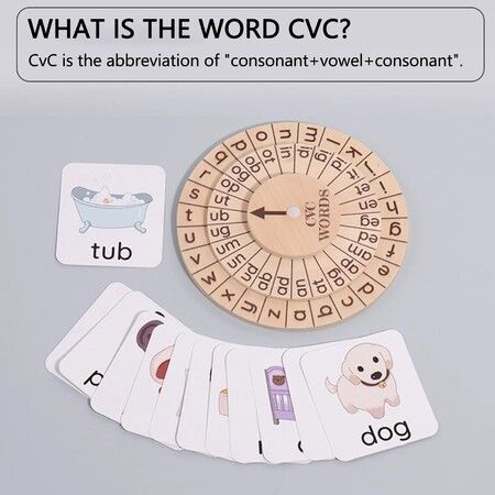 Children's English Spelling Game, Natural Spelling, Montessori Early Teaching Aids Toys