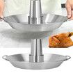 Beer Can Chicken Roaster Rack, Stainless Steel Turkey Standing Holder for Grill Oven BBQ